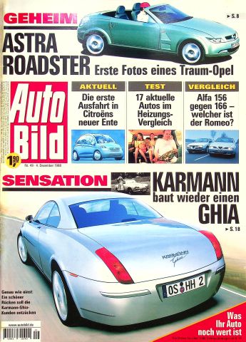 Deckblatt Auto Bild (49/1998)